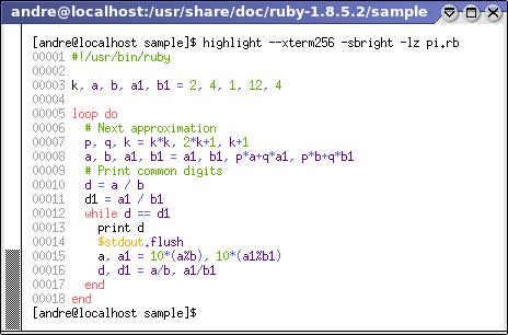 Terminal Escape sequences